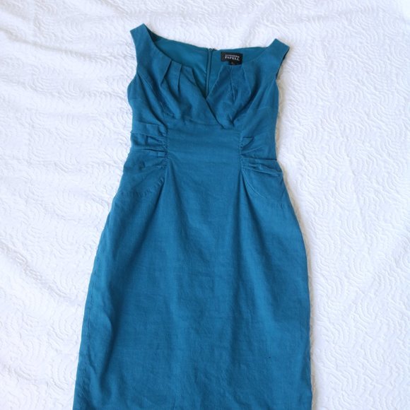 Adrianna Papell Turquoise Dress - Picture 1 of 5